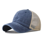 Navy with Beige Mesh